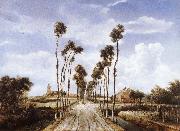 The Alley at Middelharnis Meindert Hobbema